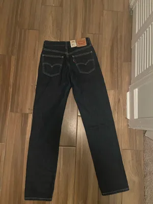 Levis low rise dark wash jeans thumbnail 5