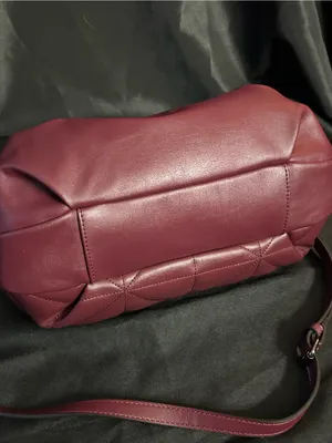 Simply Vera Vera Wang Women’s Quilted Burgundy Satchel thumbnail 7