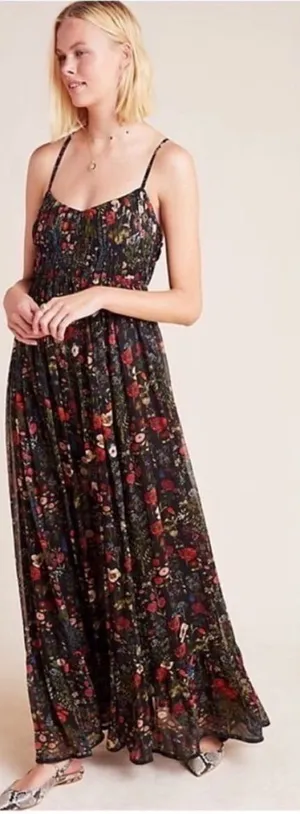 Anthropologie Floral Payal Jain Massima Maxi Dress Size Small thumbnail 1