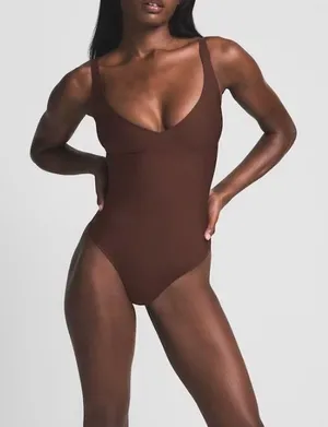 NWT Skims Body Core Sculpt Plunge Thong Bodysuit thumbnail 1
