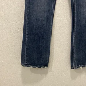 BKE Dark Blue Distressed Slim Fit High Rise Boot Cut Jeans - 30 thumbnail 4