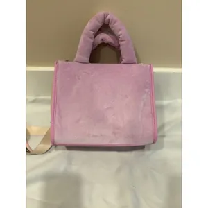 Juicy‎ Couture Extra Spender Mini Tote Fondant Pink Rhinestone Crossbody Bag thumbnail 3