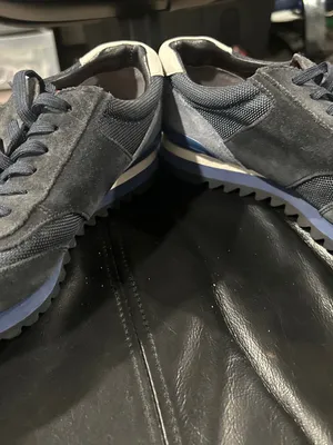 Tory Burch Navy Suede & Mesh Casual Sneakers - Stylish Everyday Comfort thumbnail 6