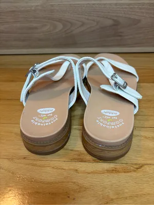 Dr. Scholl's Sustainable Comfort Island Dream White Strappy Sandals - Size 6.5 thumbnail 5
