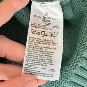 Gap Cable Knit Pullover Sweater Women XS Bistro Green thumbnail 6