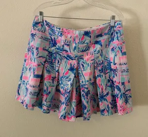 Lilly Pulitzer Fraser Skort Shorts in Ravello Blue / Perfect Match thumbnail 1