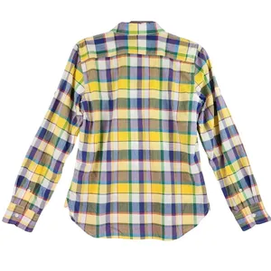 Lauren Ralph Lauren Petite‎ Multicolor Plaid Cotton Roll Tab Button Up Shirt PM thumbnail 4
