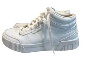Skechers Jade High Reward White Faux Leather High Top Sneakers thumbnail 1