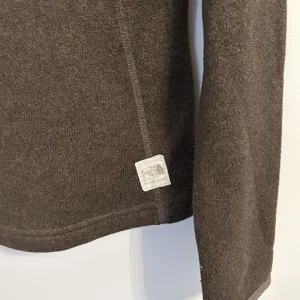 The North Face Women's Brown Sweater Shawl Collar Fleece Toggle Buttons‎ Small thumbnail 8
