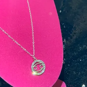 Cancer Zodiac Sign Sterling Silver Necklace Constellation mcbling Birthday Gift thumbnail 1