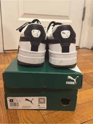 Puma Carina Street Platform Sneaker Black & White thumbnail 5