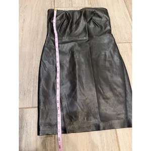 REVOLVE Generation Love Vegan Leather Yazin Mini Dress size XS thumbnail 8