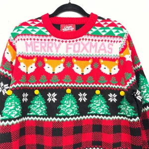 Urban Heritage Foxy Ugly Christmas Chunky Sweater Womens XL Holiday Party Event thumbnail 4