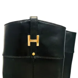 Tommy Hilfiger Womans 7.5 Twiyris Knee High Boots Black Cushioned Insole Black‎ thumbnail 2