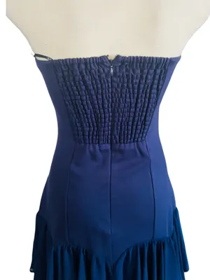 Lulus Royal Blue Strapless Mini Dress. Size Small NWOT thumbnail 5