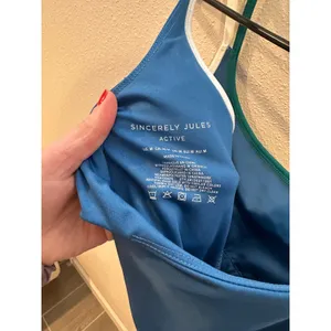 Sincerely Jules Active Womens Blue Cutout Back Athletic Dress Size M JD9211861‎ thumbnail 3