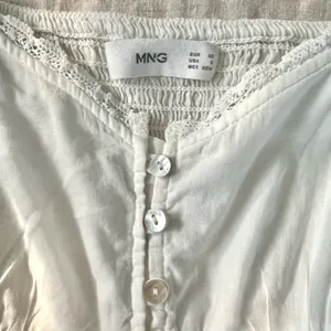 Mango White Cotton Tiered Dress thumbnail 6
