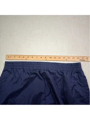 Vintage 90s USA Olympic Track Pants Windbreaker Colorblock Navy Medium thumbnail 4