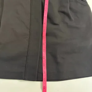 Zara TRF Black Paperbag Waist‎ Mini Skirt with Tortoiseshell Belt Size Medium thumbnail 7