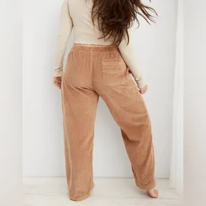 Aerie Corduroy Low Rise Pant in Cappuccino Small thumbnail 2