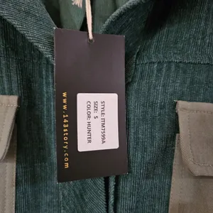 143 Story Hunter Contrast Corduroy Oversized Jacket Shacket Size Small thumbnail 2