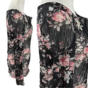 Denim & Supply Ralph Lauren Ethereal Dainty Cottage Floral Lace Y2K Medium thumbnail 6