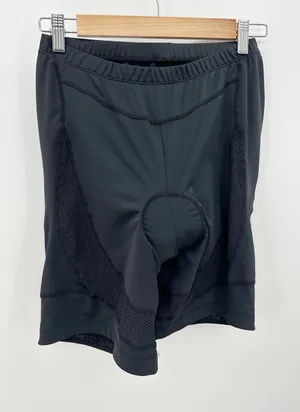 Beroy Women’s Cycling Biker Shorts‎ Black Padded 8” Inseam Stretch M/L thumbnail 1