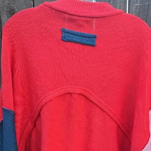 POL Red and Pink Colorblock Sweater thumbnail 8