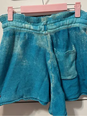 Free People Summertime Blues Knit Drawstring Shorts thumbnail 4