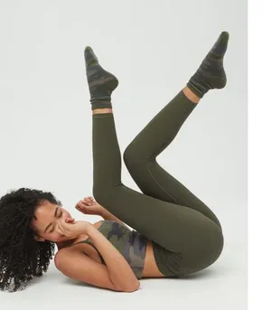 Offline by Aerie High-Waisted Olive Green OG Leggings NWT thumbnail 1