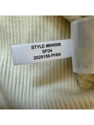 J.Crew Vintage Rib Henley T-Shirt Long-Sleeve Natural Cream Women's Size 2XL XXL thumbnail 7