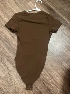 Skims brown T-shirt bodysuit thumbnail 3