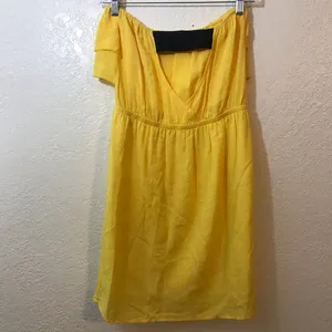 My Story yellow black dress SZ M thumbnail 3