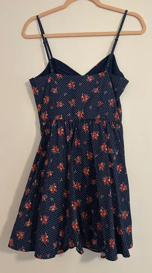 Forever 21 Blue Floral Dress thumbnail 2