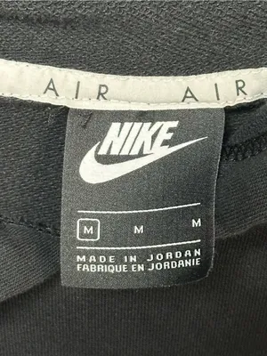 Nike Air Women’s Cropped Hoodie Black Pullover Sweatshirt Logo Pocket Size M thumbnail 6