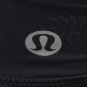 Lululemon Women's Black Cross Strappy Workout Athletic Crop Sports Bra Top Sz S thumbnail 3