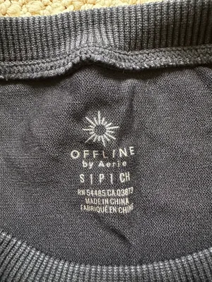 Aerie OFFLINE by Top Tank Black S thumbnail 3
