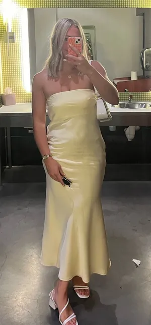 Princess Polly Yellow Dress thumbnail 1