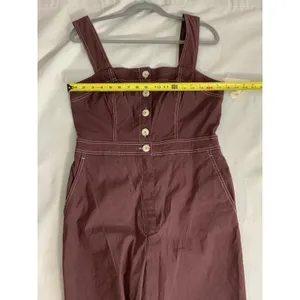 Maeve by Anthropologie The Colette Portside Button-Front Jumpsuit NWT thumbnail 6