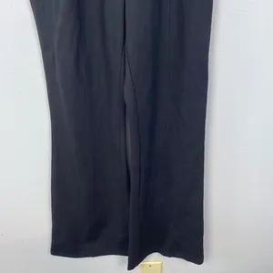 Leith Black Sleeveless Jumpsuit Square‎ Neck Wide Leg Spaghetti Straps Medium thumbnail 6