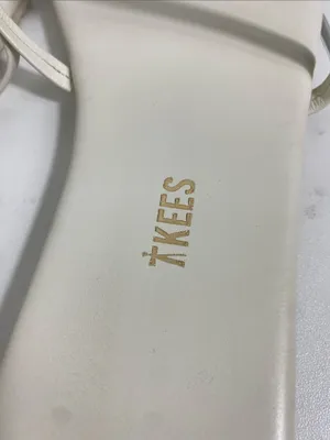 TKEES Cream Double-strap Minimal Slide Sandals Size 11 US thumbnail 12