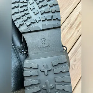 Modern chunky platform combat boots 🖤🖤🖤 thumbnail 7