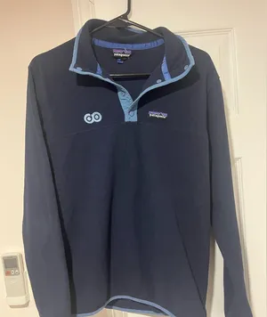 Patagonia Button Quarter Zip Navy Blue thumbnail 1