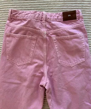 Size 6 Zara Pink Jeans thumbnail 3