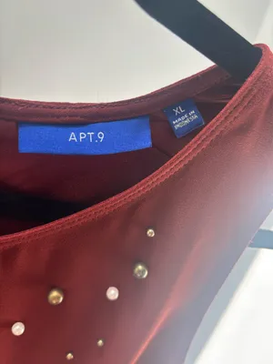 Apt. 9 Burnt Orange Embellished Midi Dress thumbnail 3