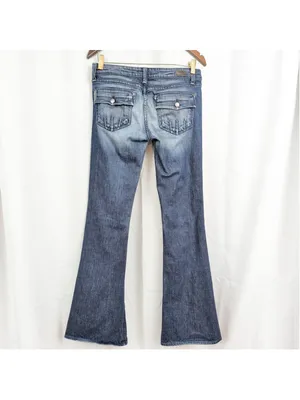 Paige USA Made Canon Flared Canon Jeans 28 thumbnail 8