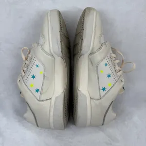 Adidas Rivalry Low Sneakers‎ Off White Cream Star Print Retro Leather Shoes 10 thumbnail 11
