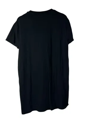 Gap Black Bust Pocket Crewneck Short Sleeve Mini T-Shirt Dress M thumbnail 3