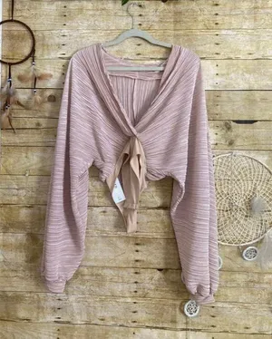 NWT Elegant Pleated Bodysuit  thumbnail 5