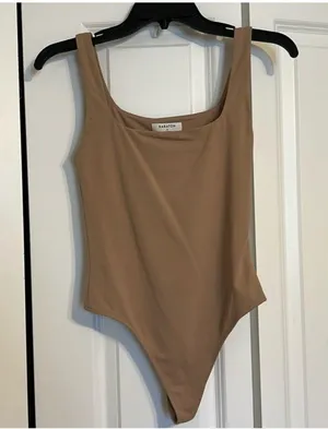 Aritzia Babaton Tan Bodysuit Contour thumbnail 2